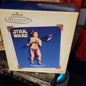 Hallmark Princess Leia Keepsake Ornament in Purple and Gold